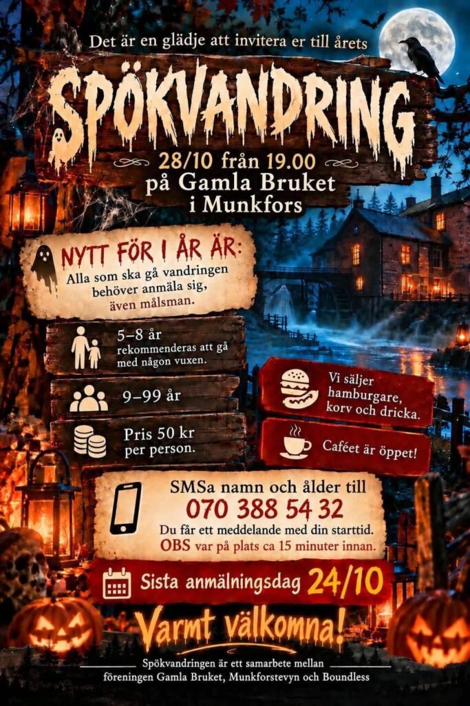 spökvandring affisch